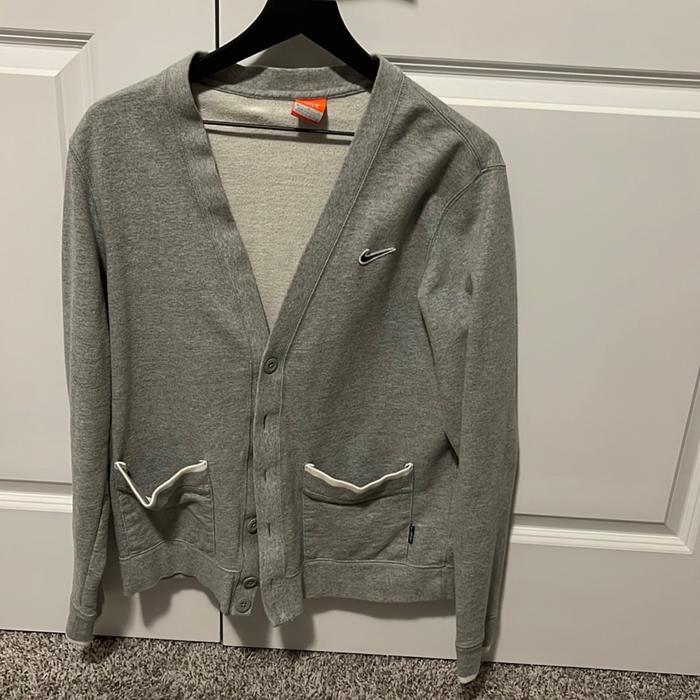 Nike Mens Gray Cardigan AM